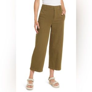 NWT Vince Washed Wide Leg Crop Pants Size 8